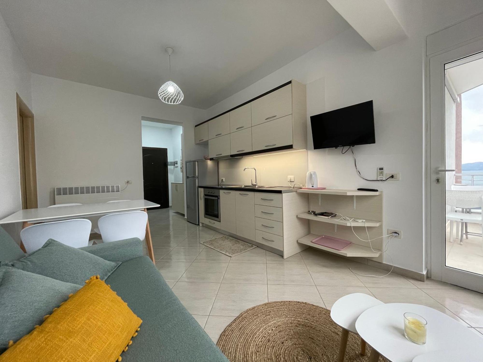 Susy Sea View Apartment ซารานเดอ ภายนอก รูปภาพ